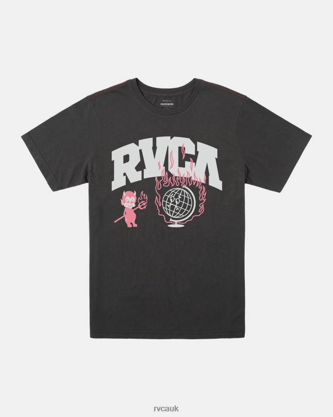 pirate black Detention Tee Men L888X126 RVCA Clothing