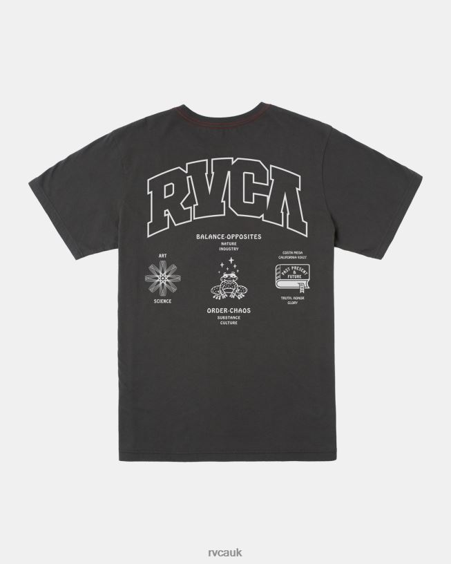 pirate black Detention Tee Men L888X126 RVCA Clothing
