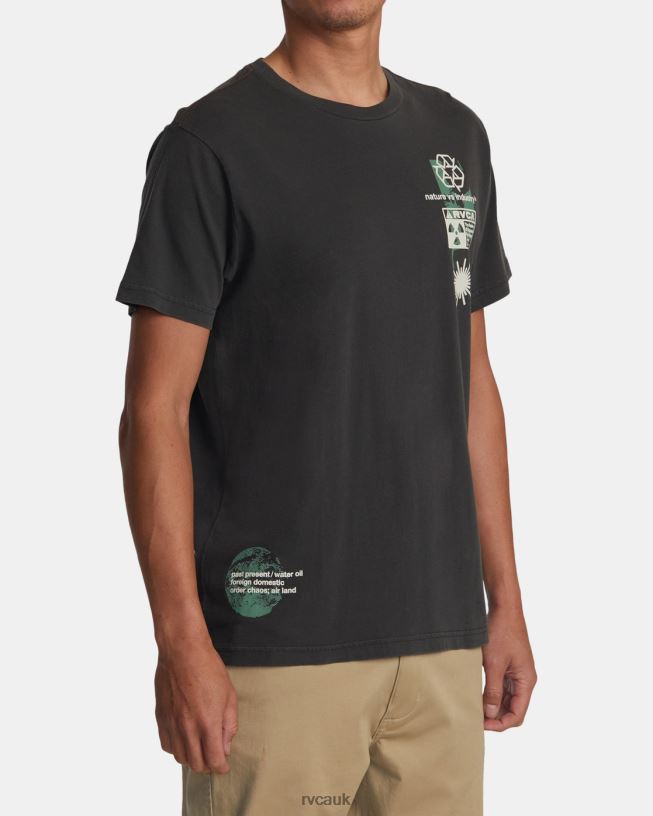 pirate black Infografik Tee Men L888X187 RVCA Clothing