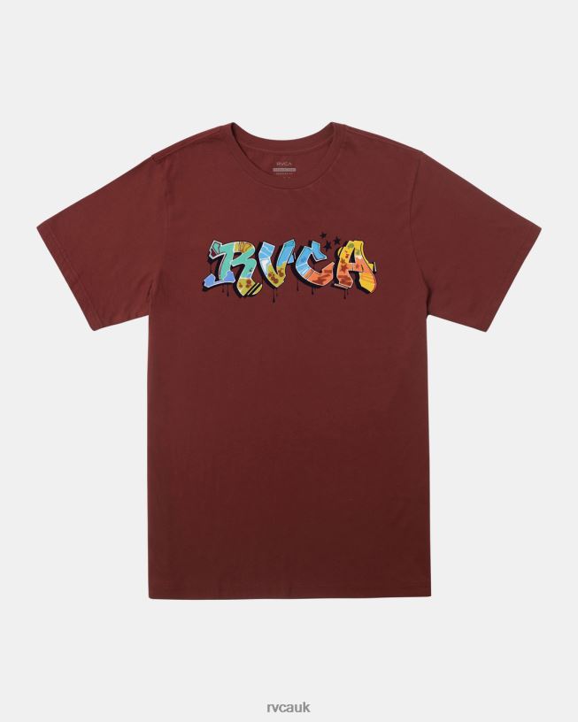 red earth Black Book T-Shirt Men L888X459 RVCA Clothing
