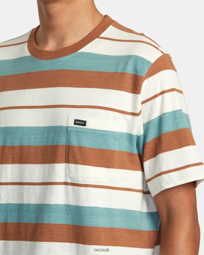 silver bleach Magnolia T-Shirt Men L888X504 RVCA Clothing