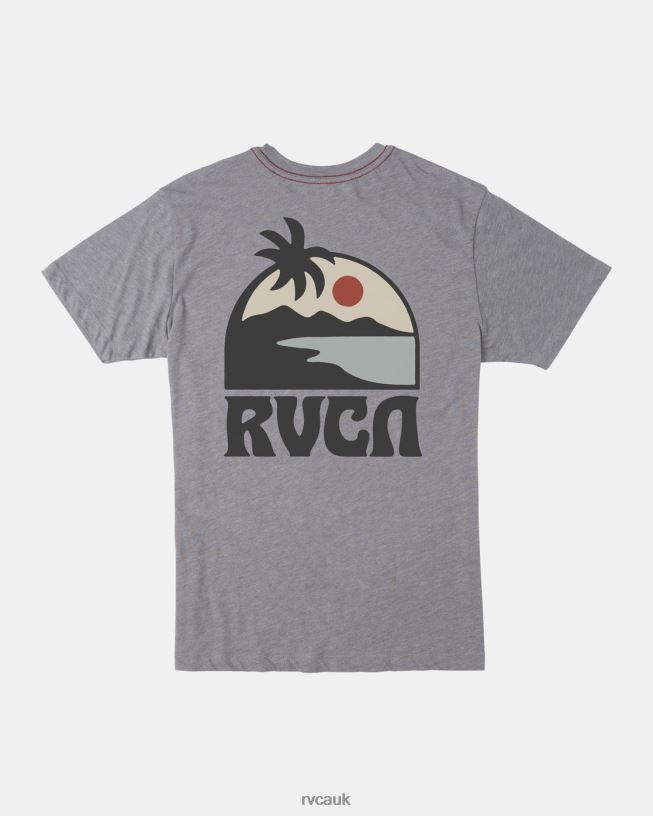 smoke Sundowner Tee Men L888X267 RVCA Clothing