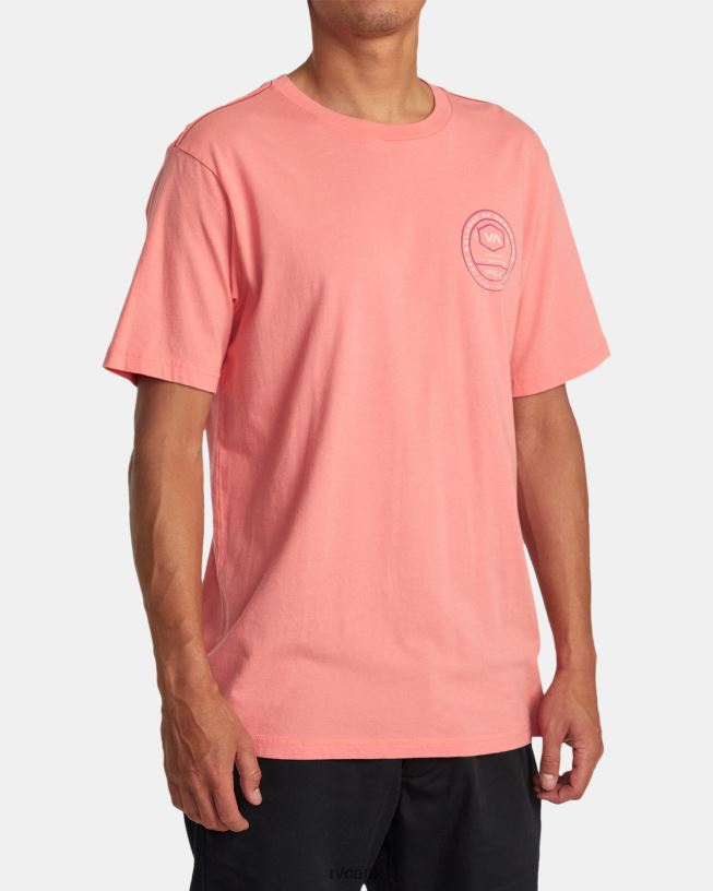 vintage salmon Tract Tee Men L888X138 RVCA Clothing