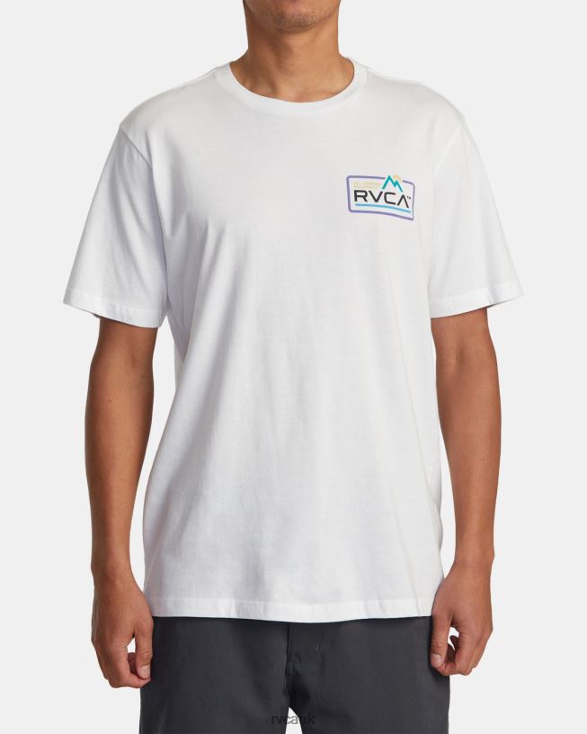 white All terrain Tee Men L888X29 RVCA Clothing