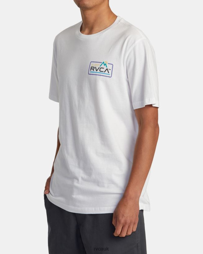 white All terrain Tee Men L888X29 RVCA Clothing