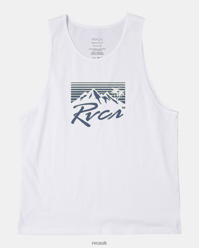 white Blinders Tank Men L888X274 RVCA Clothing