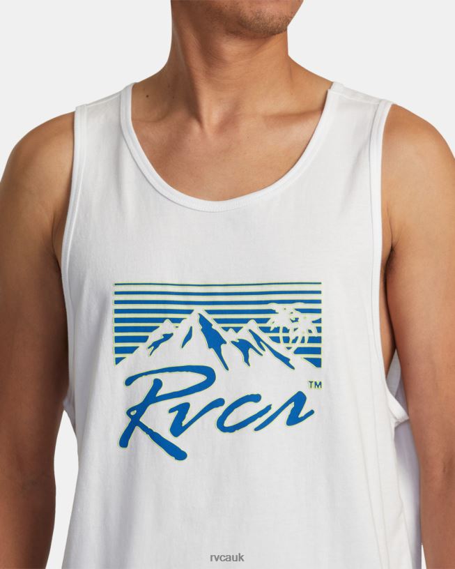 white Blinders Tank Men L888X274 RVCA Clothing