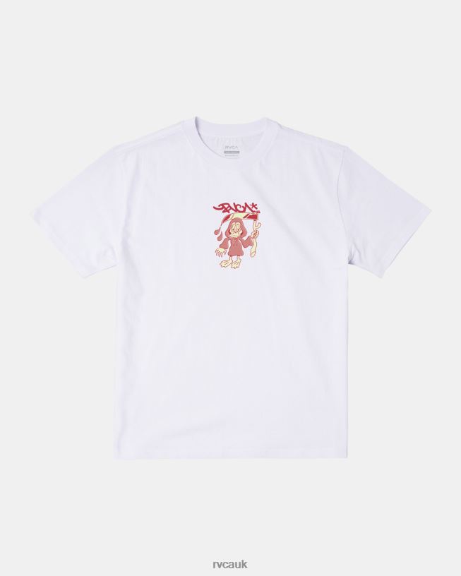 white Deaths Duck T-Shirt Men L888X575 RVCA Clothing