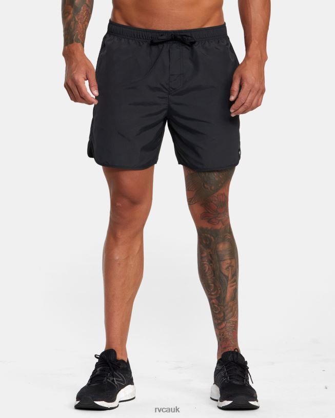 black Outsider Basecamp 16 Training Shorts Men L888X815 RVCA Clothing