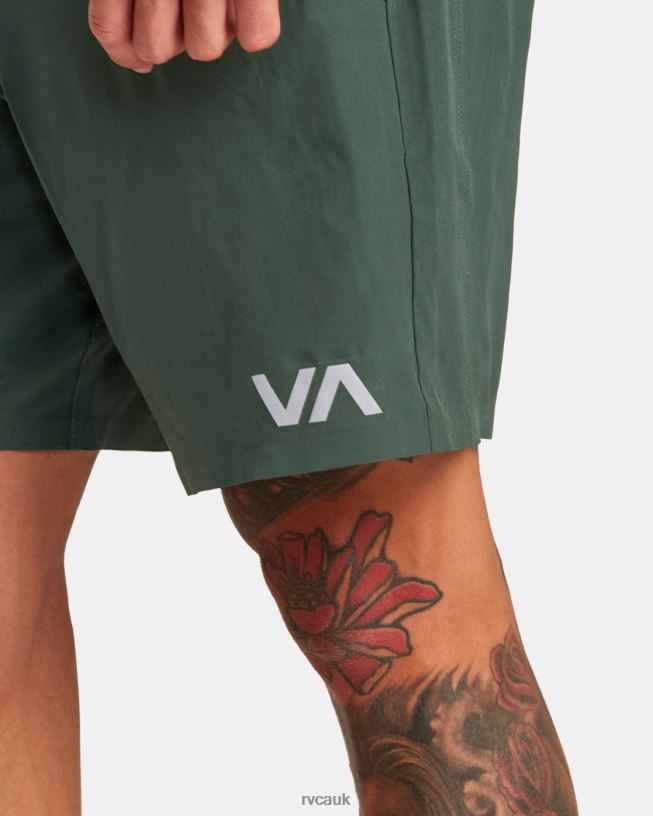 dark cactus Yogger Plus 18 Training Shorts Men L888X260 RVCA Clothing