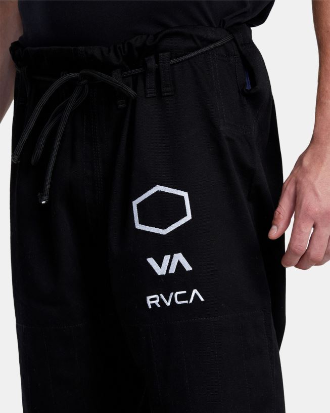 black x Shoyoroll Brazilian Jiu Jitsu Gi Men L888X318 RVCA Clothing