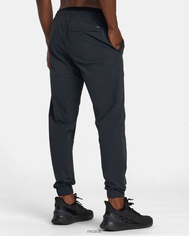 black Spectrum Tech Slim Fit Pants Men L888X460 RVCA Clothing