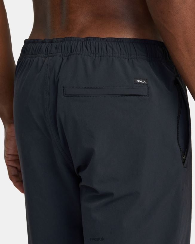 black Spectrum Tech Slim Fit Pants Men L888X460 RVCA Clothing