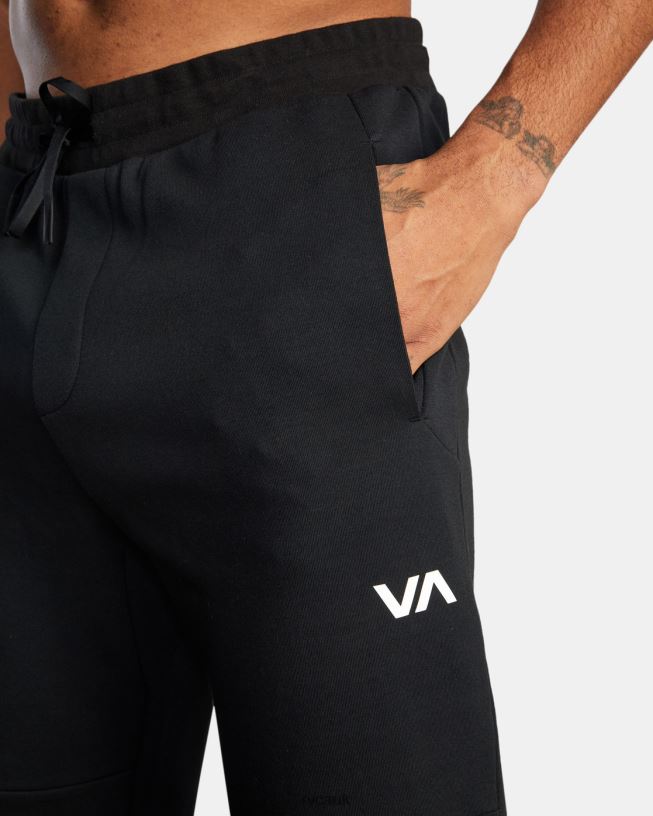 black Tech Fleece Sweatpants II Men L888X814 RVCA Clothing
