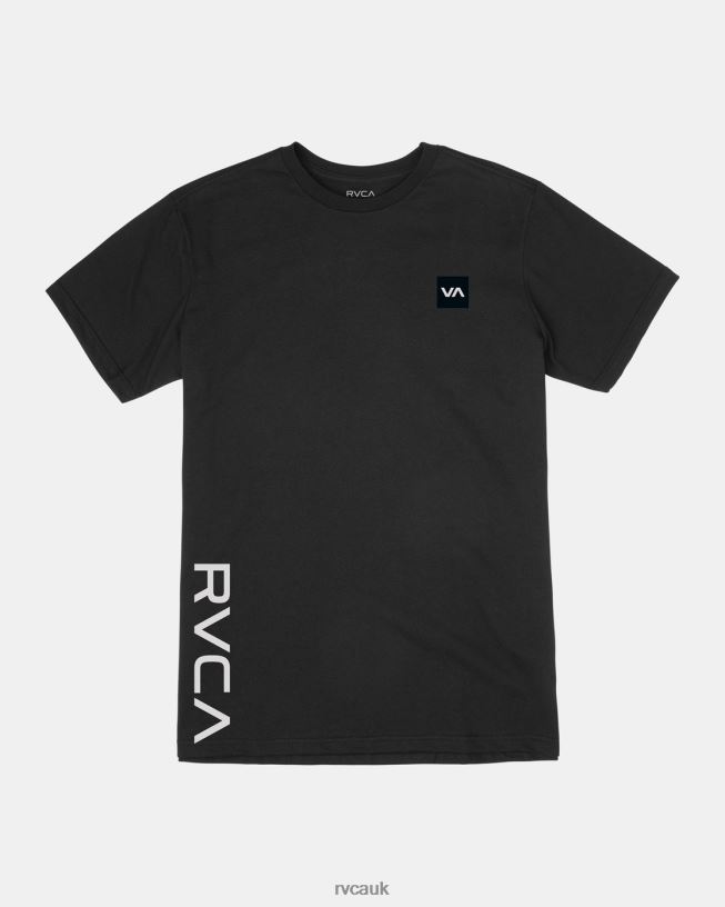 black 2X Tee Men L888X664 RVCA Clothing