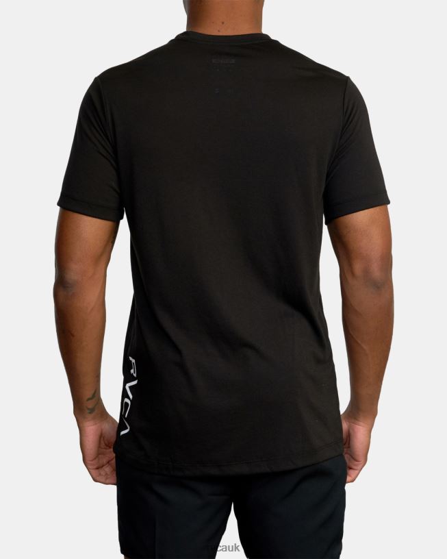 black 2X Tee Men L888X664 RVCA Clothing