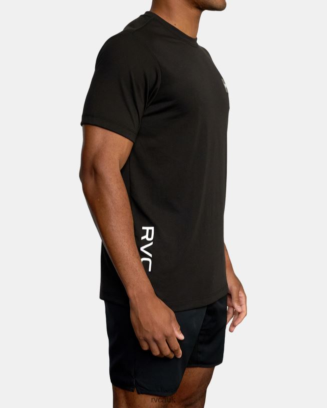 black 2X Tee Men L888X664 RVCA Clothing