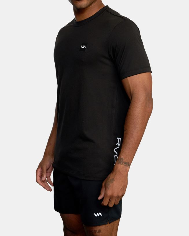 black 2X Tee Men L888X664 RVCA Clothing