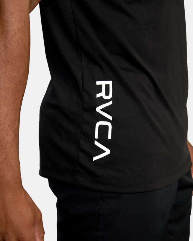 black 2X Tee Men L888X664 RVCA Clothing