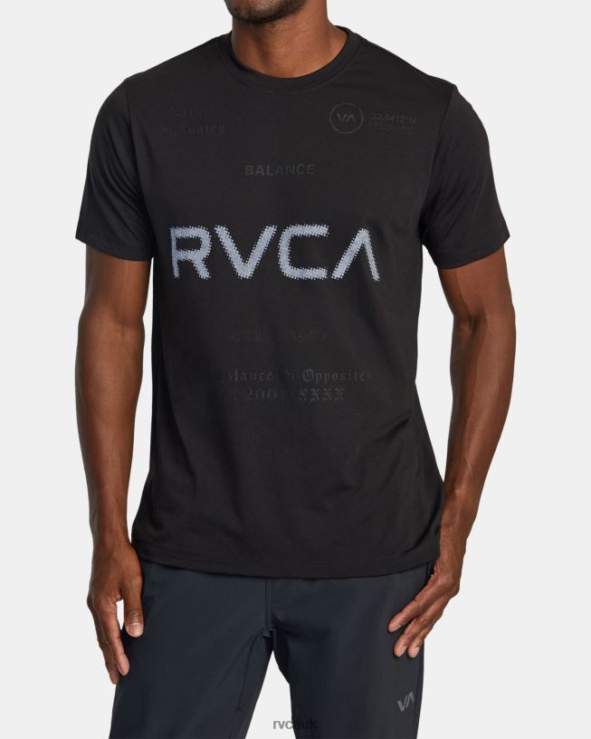 black 2 VA Sport Tee Men L888X469 RVCA Clothing