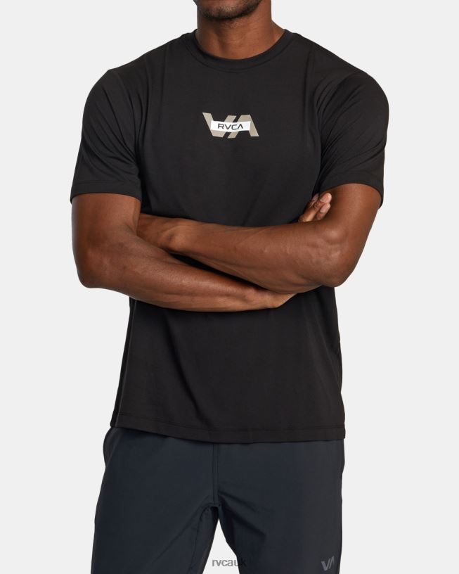 black Layer T-Shirt Men L888X564 RVCA Clothing