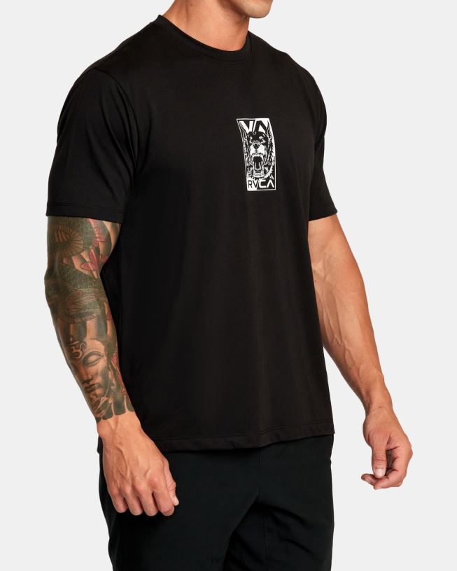 black Martin Ander Tee Men L888X293 RVCA Clothing