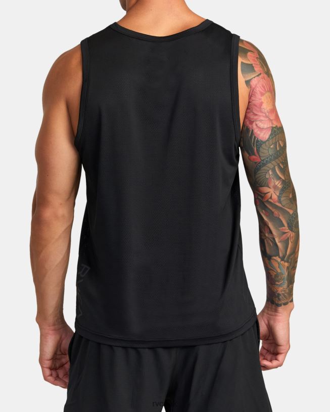 black Runner Tank Top Men L888X313 RVCA Clothing