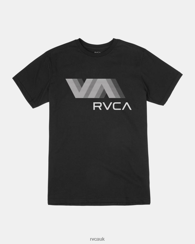 black VA Blur Tee Men L888X928 RVCA Clothing