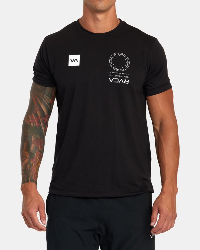 black VA Mark Tee Men L888X584 RVCA Clothing