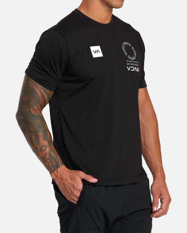 black VA Mark Tee Men L888X584 RVCA Clothing
