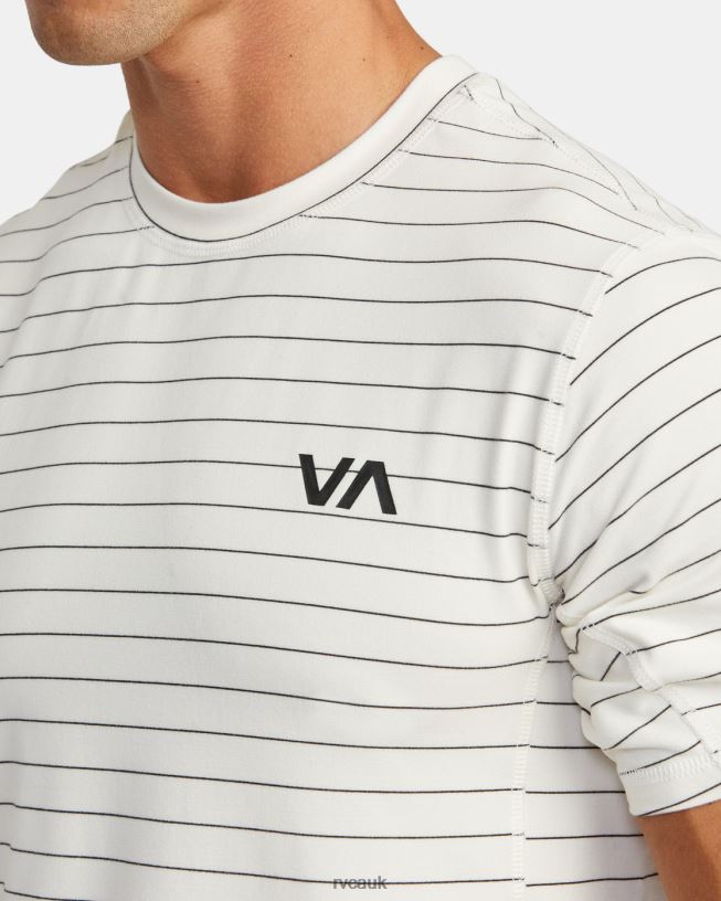 off white Sport Vent Stripe Technical Short Sleeve Top Men L888X958 RVCA Clothing