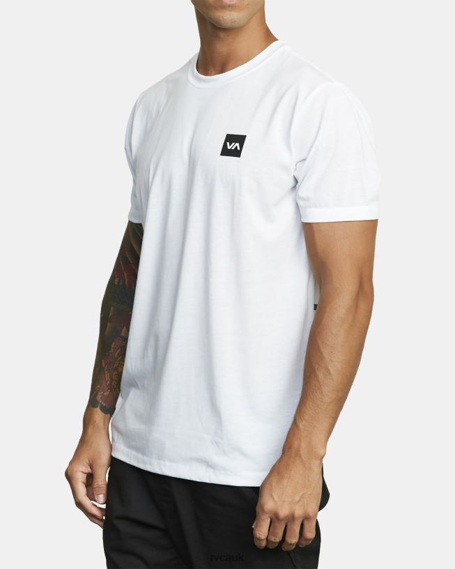 white 2X Tee Men L888X688 RVCA Clothing