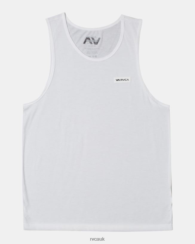 white Icon Tank Top Men L888X659 RVCA Clothing