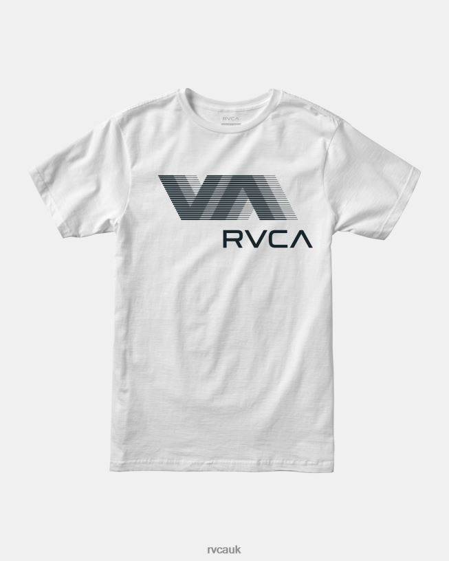 white VA Blur Tee Men L888X681 RVCA Clothing