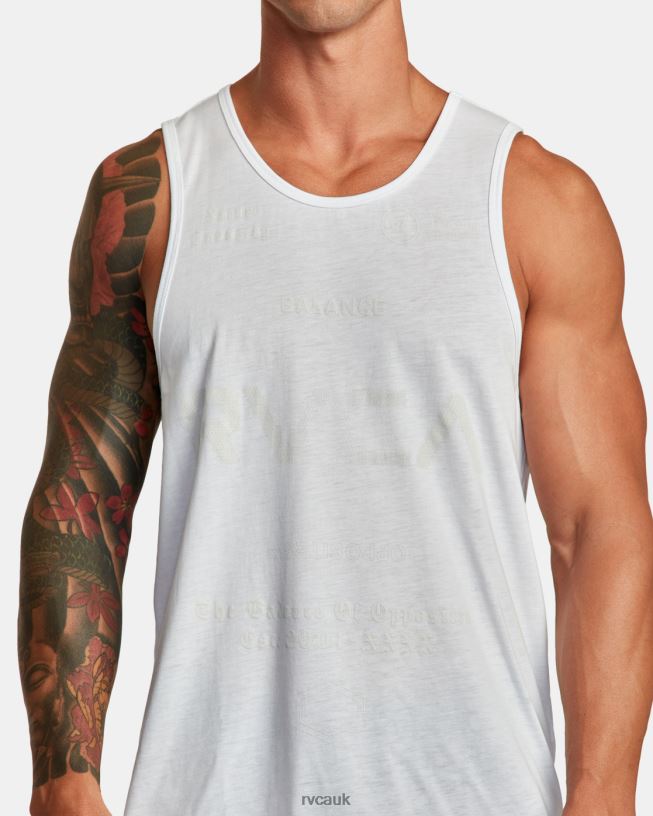 white VA Sport Tank Men L888X286 RVCA Clothing