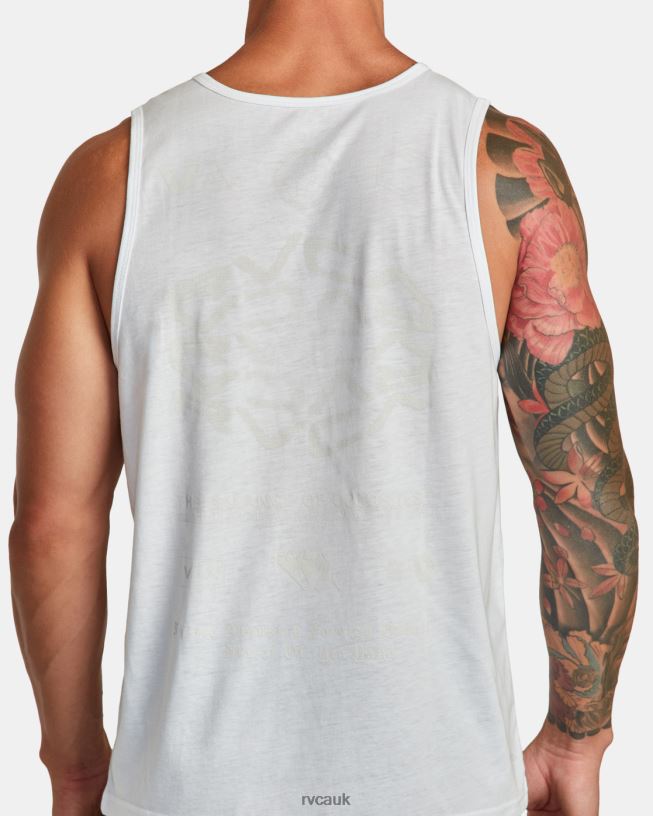 white VA Sport Tank Men L888X286 RVCA Clothing