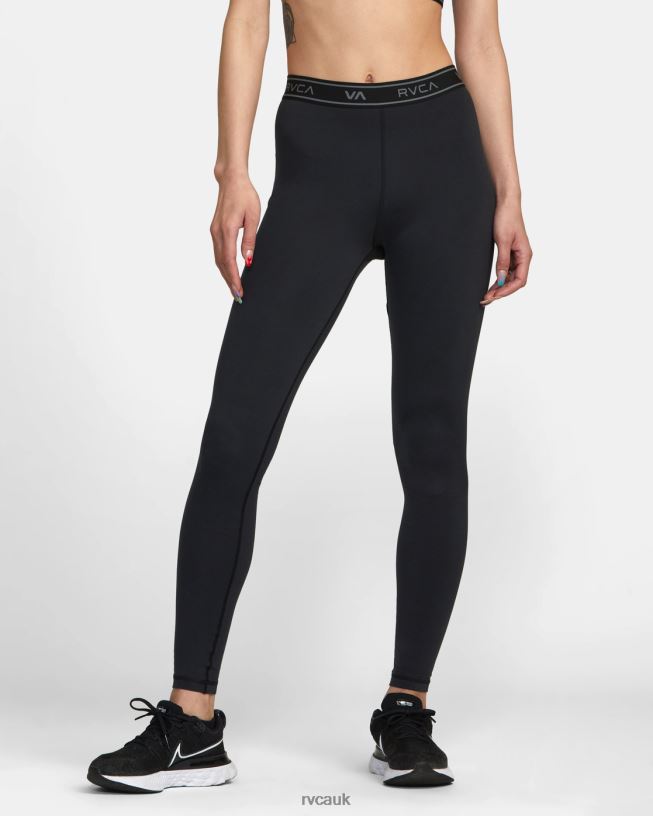 black Base Workout Leggings Women L888X1304 RVCA Clothing