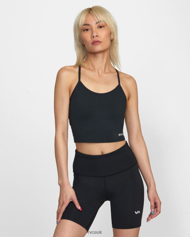 black Base Tank Sports Bra Women L888X1272 RVCA Clothing