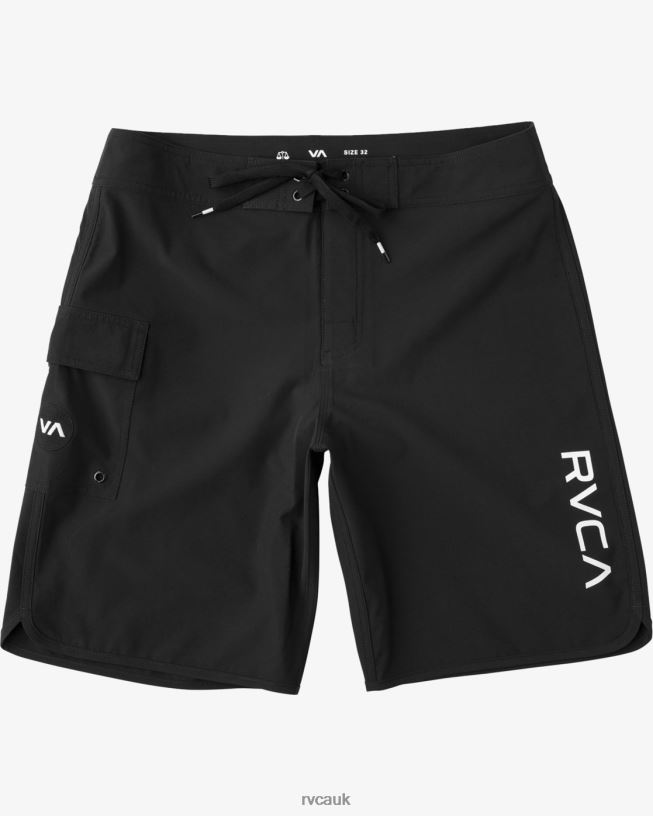 all black Eastern Boardshorts 20 Unisex L888X597 RVCA Bottoms