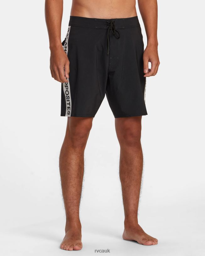 black 2 Apex Boardshorts 18 Unisex L888X494 RVCA Bottoms