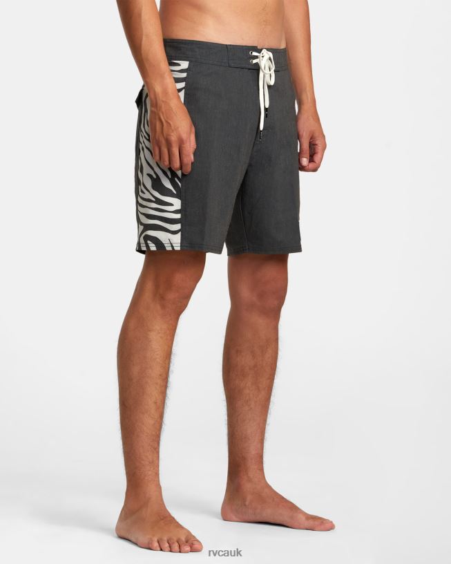 black Bali Boardshorts17 Unisex L888X41 RVCA Bottoms