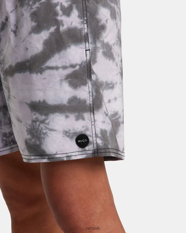 black Manic Elastic Waist Unisex L888X819 RVCA Bottoms