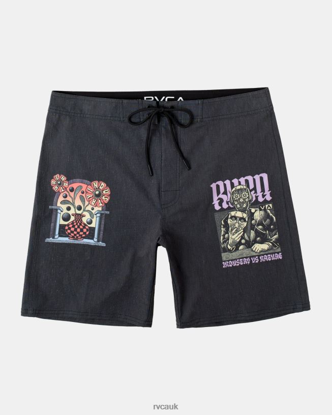 black Martin Ander Boardshorts18 Unisex L888X231 RVCA Bottoms