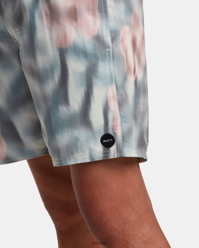 bleach Perry 17 Elastic Waist Boardshorts Unisex L888X209 RVCA Bottoms