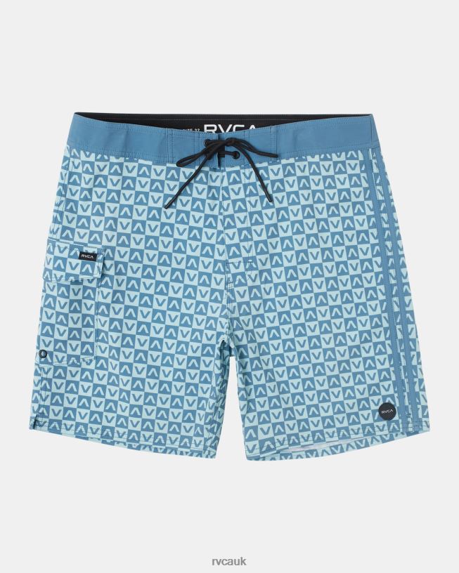 blue Restless Boardshorts 17 Unisex L888X146 RVCA Bottoms