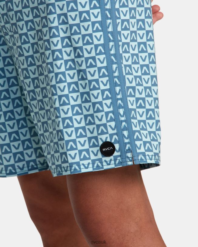 blue Restless Boardshorts 17 Unisex L888X146 RVCA Bottoms