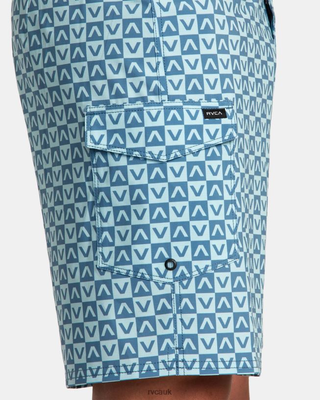 blue Restless Boardshorts 17 Unisex L888X146 RVCA Bottoms