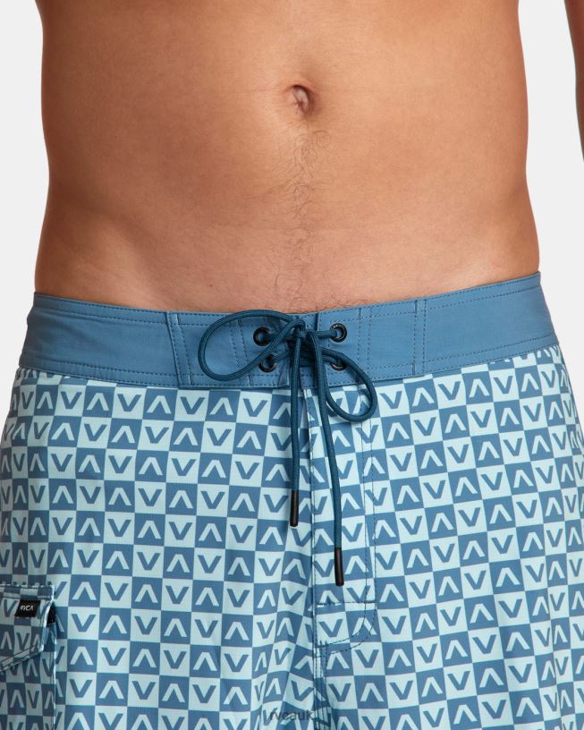 blue Restless Boardshorts 17 Unisex L888X146 RVCA Bottoms