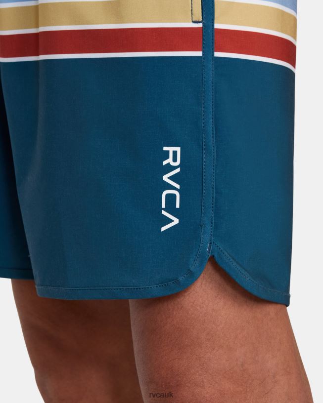 duck blue Eastern Elastic Waist Boardshorts 17 Unisex L888X1019 RVCA Bottoms
