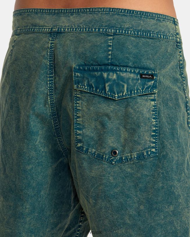 green haze Shockwash Boardshorts17 Unisex L888X77 RVCA Bottoms